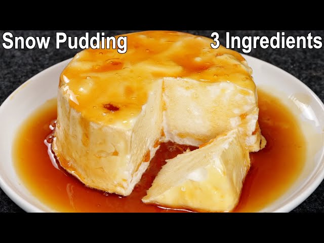 Snow Pudding Recipe melt in your mouth | Caramel Egg Pudding Dessert