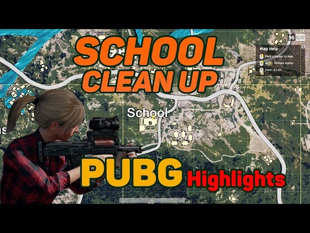 PUBG TOP 5 School Clean Up - PUBG Highlights