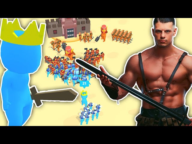 Crowd Conflict Gameplay | How to Conquer the Land and Become the King?