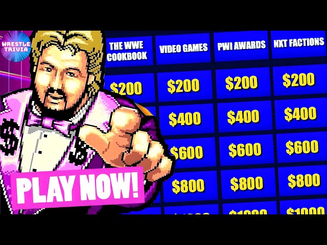 Wrestling Jeopardy! Test Your WWE Knowledge & More