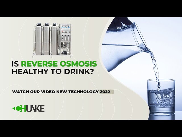 Is reverse osmosis water healthy to drink? Whole house RO Plant System