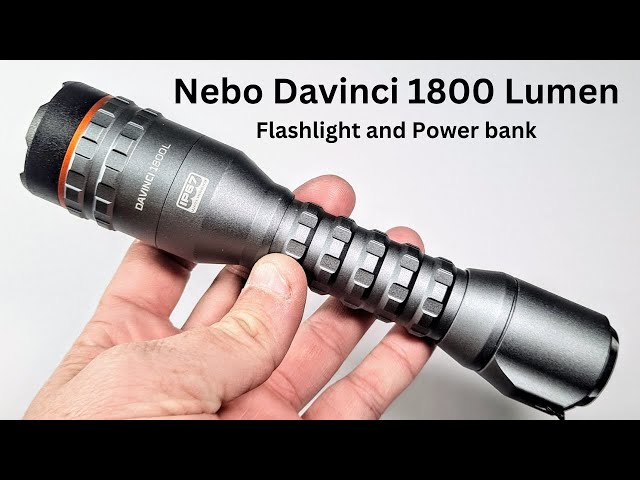 Nebo Davinci 1800 Lumen Flashlight and Power Bank