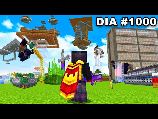 Sobreviví 1,000 Días en Minecraft SURVIVAL TECNICO TRYHARD 1.21!✌