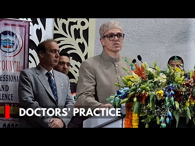 Doctors Shouldn’t Practices Only In Jammu or Srinagar: Omar Abdullah