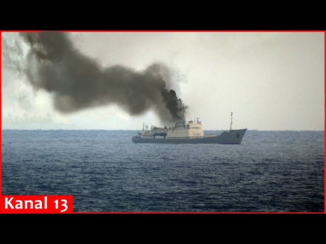 A Russian spy ship caught fire off Syria's coast: Here's audio of its broadcasts