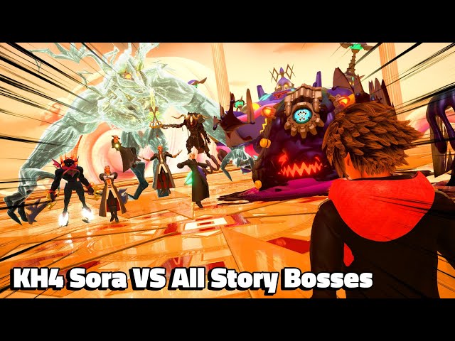 KH4 Sora Vs All Story Bosses In Kingdom Hearts 3! Olympus The Story So Far Cup Mod