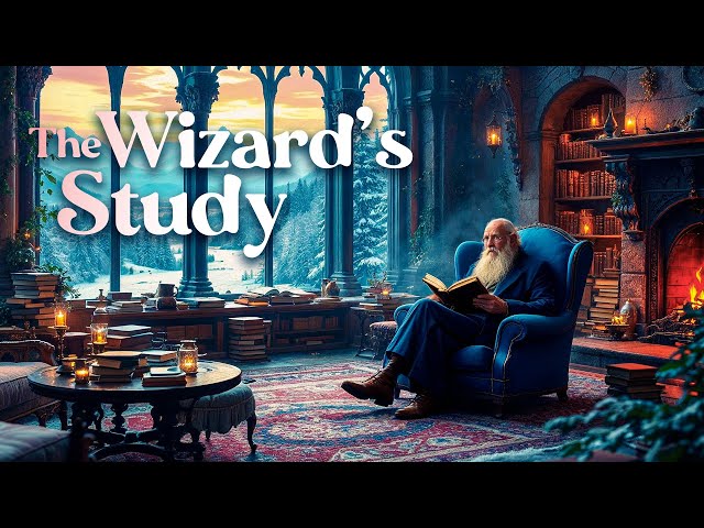 The Wizard's Study ~ Cozy Fantasy Ambience for the Seekers of Magic, Forgotten Spells and Wisdom ✨