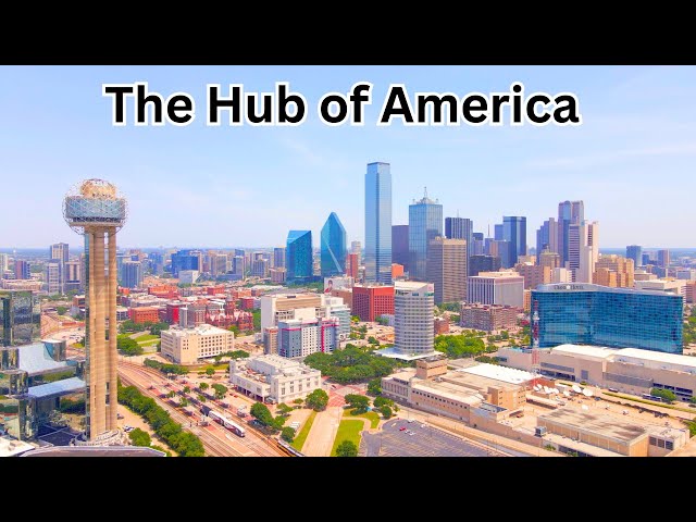 Dallas 4K Aerial City Tour