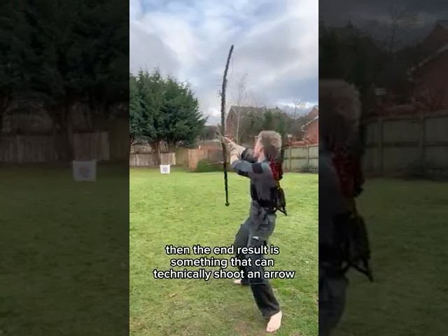 Can you make a bow out of swords?