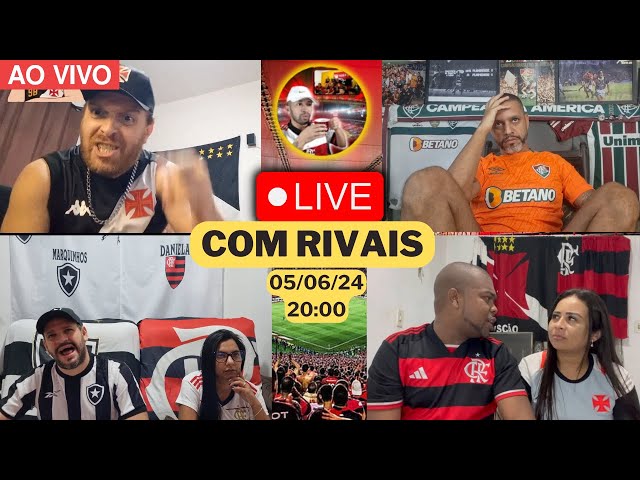 LIVE COM RIVAIS E MUITA RESENHA - RESUMO DA SEMANA  -VASCO 1X6 FLAMENGO- LIBERTADORES