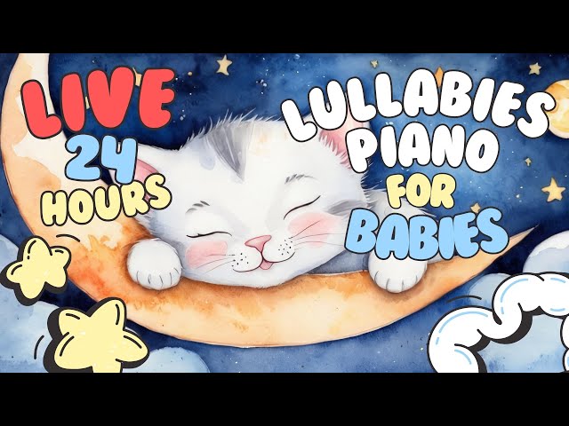 Sleepy Piano Tunes for Kids - Live Relaxation Music