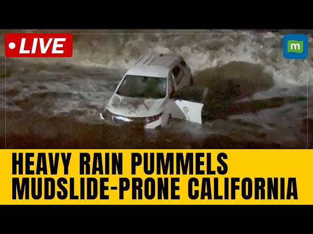 Heavy rain in California | Heavy rain pummels mudslide-prone Southern California | N18G