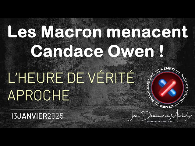 Les Macron menacent Candace Owens ! L'heure de vérité approche...