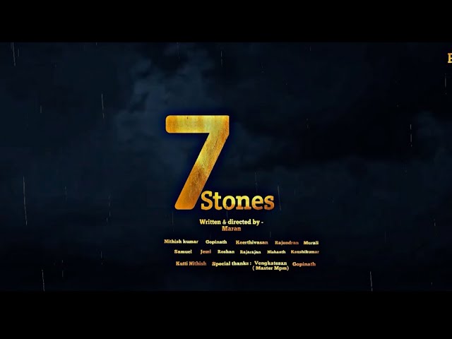 7 Stones - Tamil movie title teaser | Maran | Paper box productions | Tamil movie trailer