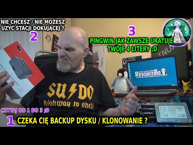 Masz robotę z SSD/HDD do zrobienia i nie chcesz wydać kasy? Rescuezilla pomoże Poradnik Linux