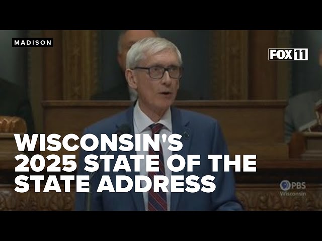 Gov. Tony Evers delivers 2025 State of the State address