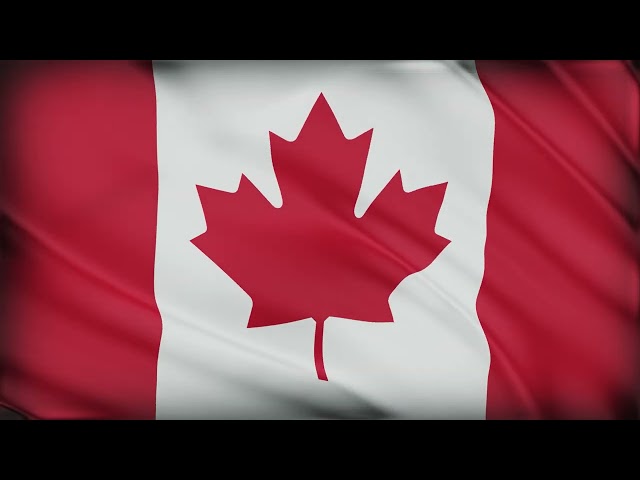 Canada Flag Waving | Canada Flag Background Video