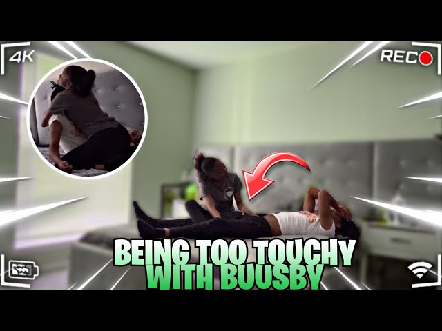 BEING TOO TOUCHY WITH ​⁠​⁠BUUSBY TO GET HIS REACTION👀🔥 *HE LIKED IT*