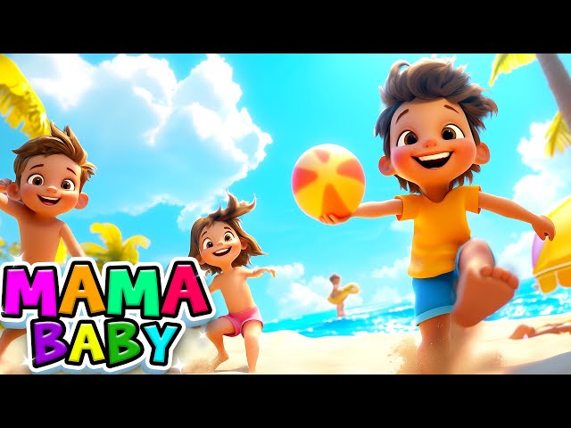 Play Outside at the Beach Song | MamaBaby Nursery Rhymes & Kids Songs