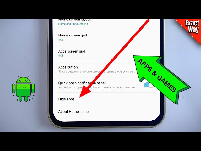 How to Hide Apps and Games on Android - Full Guide