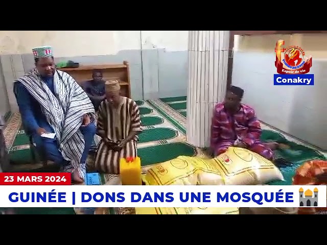 ✅#Guinee | MOIS DE RAMADAN, DONS DANS UNE MOSQUÉE 🕌 PAR LE PRÉSIDENT DE LA FONDATION, Mr JOEL KRASSO