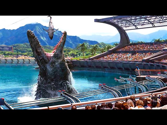 Dinosaurs in Jurassic World are AMAZING 🌀 Best Scenes 4K