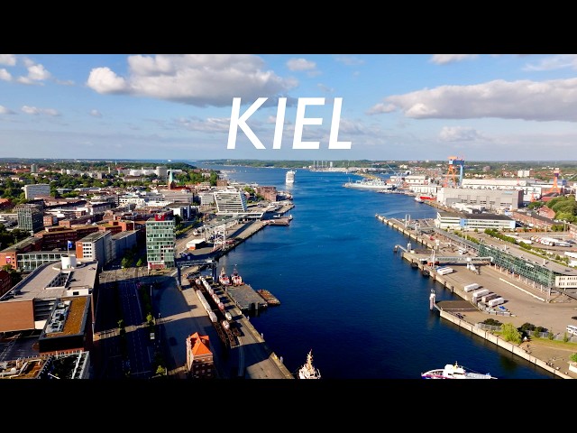 Kiel, Germany 🇩🇪 City Aerial Views in 4K