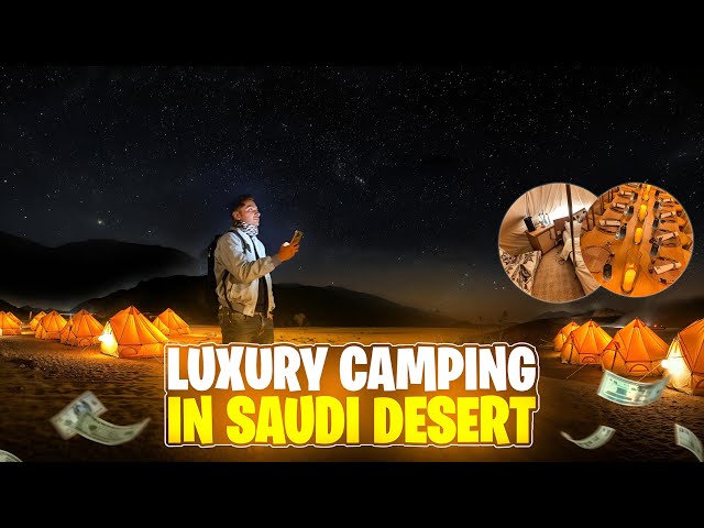 5 STAR CAMPING IN SAUDI DESERT | DAKAR 2025 | ZS MOTOVLOGS |