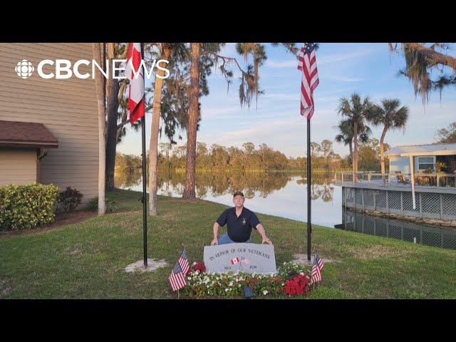 Canadian snowbird says veteran monument serves as reminder of Canada-U.S. bond