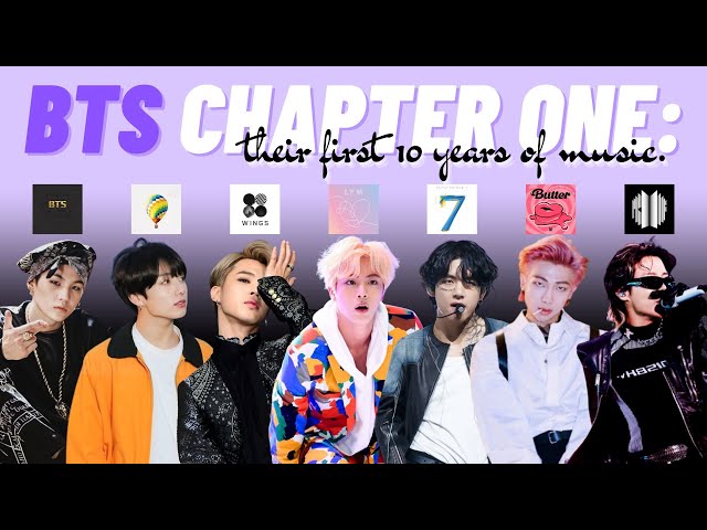 an introduction to bts' discography (from chapter one)