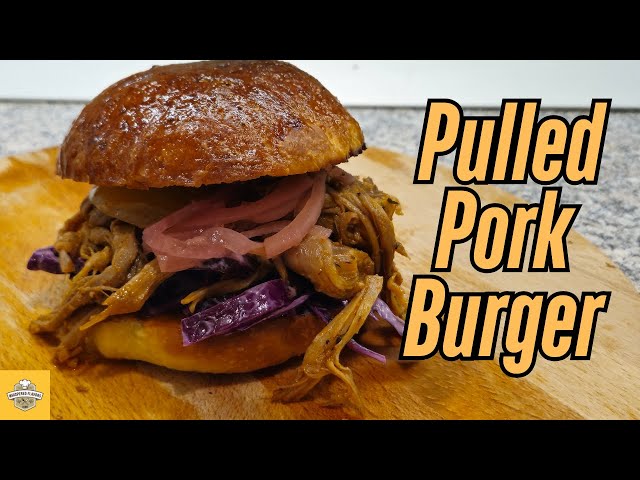 Pulled Pork Burger from scratch in just 5 minutes