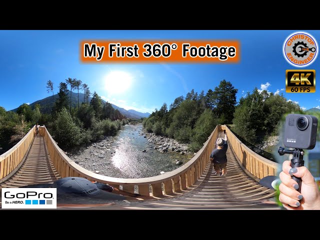 VR 360 - First try create footage with Gopro Max #360 #vr #vr360 #hiking #wandern #fun #family #spaß