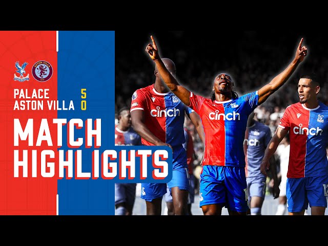 MATETA HAT-TRICK & EZE DOUBLE | PL highlights: Crystal Palace 5-0 Aston Villa