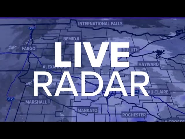 LIVE RADAR: Snow sweeps across Minnesota