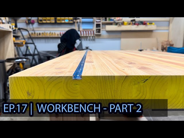 Let's add a T-Track And Cleaning Edges to workbench! | #asmr | Ep. #17