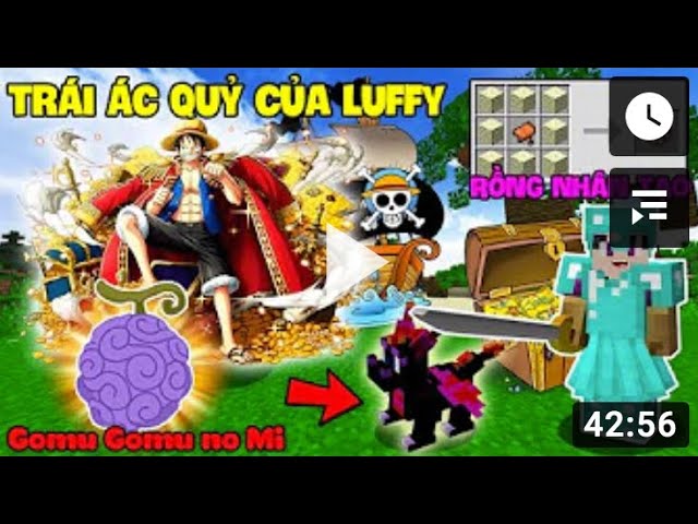 MINECRAFT KING OF THE HAI - NOOB GETS LUFFY'S FRIENDSHIP FROM THE BAKERY with CREATING DRAGON Ending