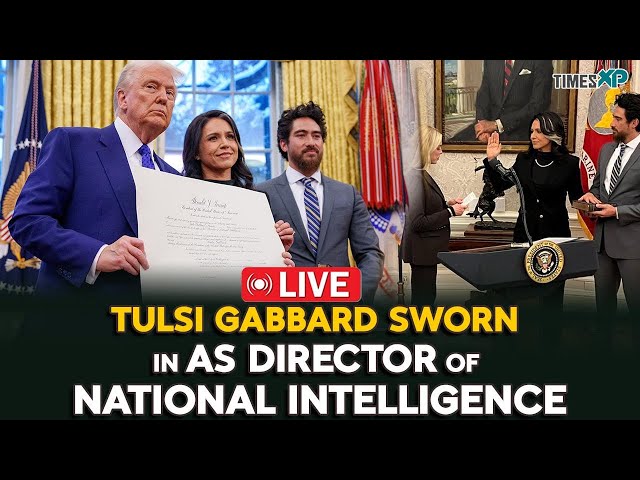 Tulsi Gabbard sworn in as Director of US's  National Intelligence