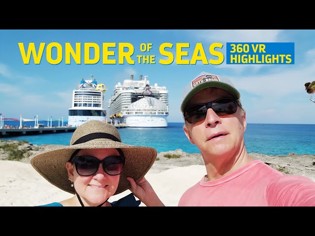 Wonder Of The Seas Cruise Ship 360 VR Highlights | Worlds Largest Cruise ship |  #cruiseship