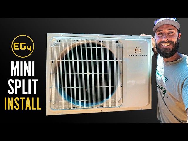 How to Install 24K EG4 Mini Split: Running AC with Solar