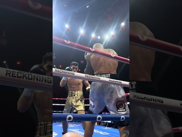 How did Lyndon Arthur survive this onslaught against Dmitry Bivol? 😳 #DayOfReckoning 🇸🇦