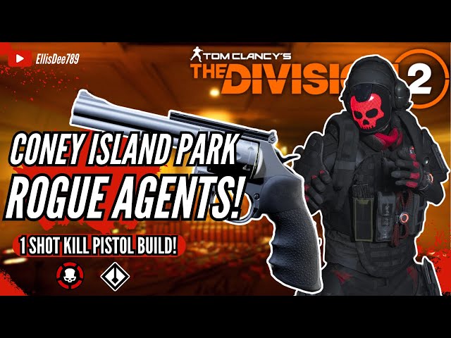 Coney Island Amusement Park + ROGUE AGENTS THE HARVEST 1 SHOT KILL PISTOL BUILD - The Division 2