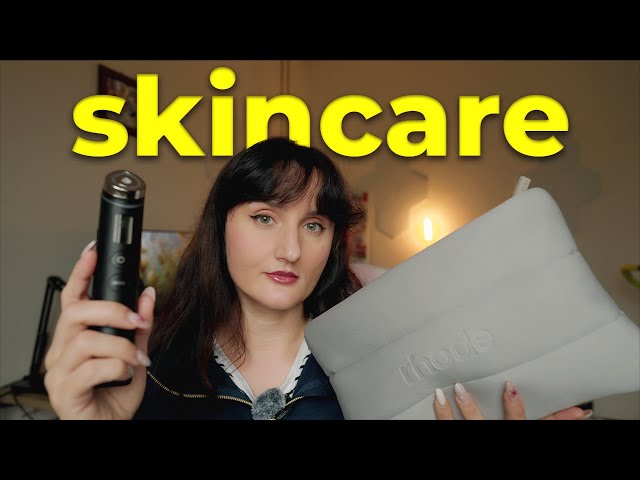 skincare vlog 🧴✨ | rhode review, microneedling first time & medicube booster pro long term review