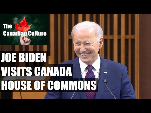 Joe Biden Visits Canada In House Of Commons