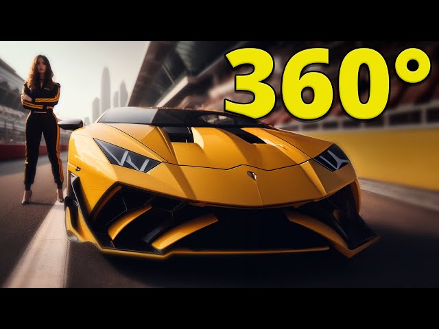 Drive a Lamborghini Super Car but in 360° VR (POV Racing)