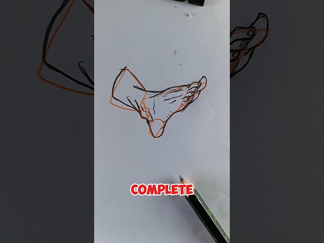 Level Up Your Art! Learn to Draw Complicated Foot Movements! #art #foryou #drawingtutorial #shorts