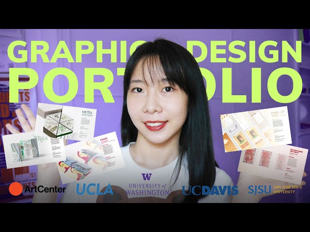 ArtCenter/UCLA Accepted Graphic Design Portfolio with Scholarship 2020 + Advice | Christy Hu