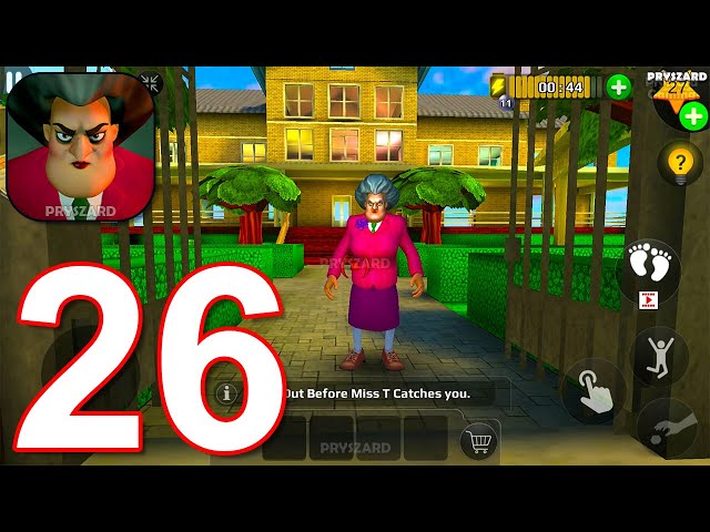 Scary Teacher 3D - Gameplay Walkthrough Part 26 - Chapter 1, All Levels, Hints & Secret Endings