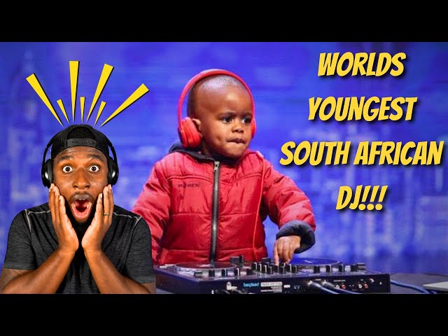 Black Americans reacts to Worlds Youngest DJ gets GOLDEN BUZZER On SA's Got Talent