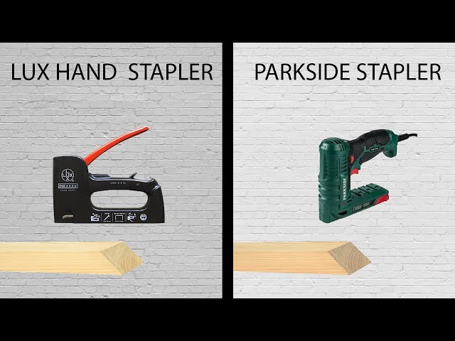 Parkside PHET 15 B1 vs Lux Handheld Stapler