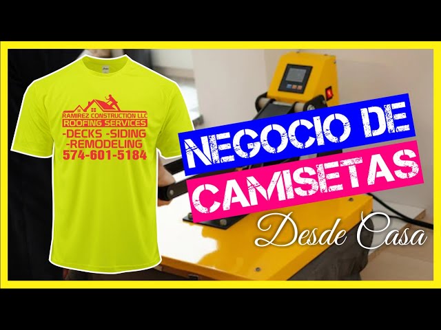 como empezar un negocio de camisetas